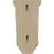 Ekena Millwork 6 1/4"W x 4"D x 12"H Cole Pilaster Wood Corbel, Rubberwood CORW06X04X12CORW - alternate 4